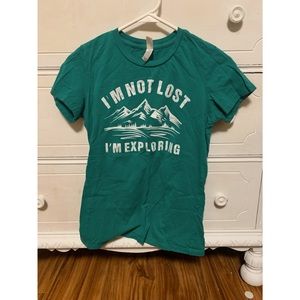 Woman’s medium green T-shirt